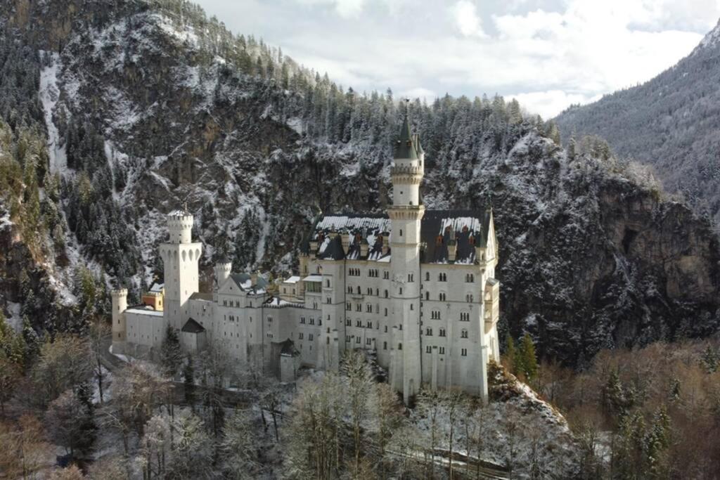 Villa Ferienhaus Lieblingsplatz-Füssen - stilvoll urlauben&wohnen Exterior foto