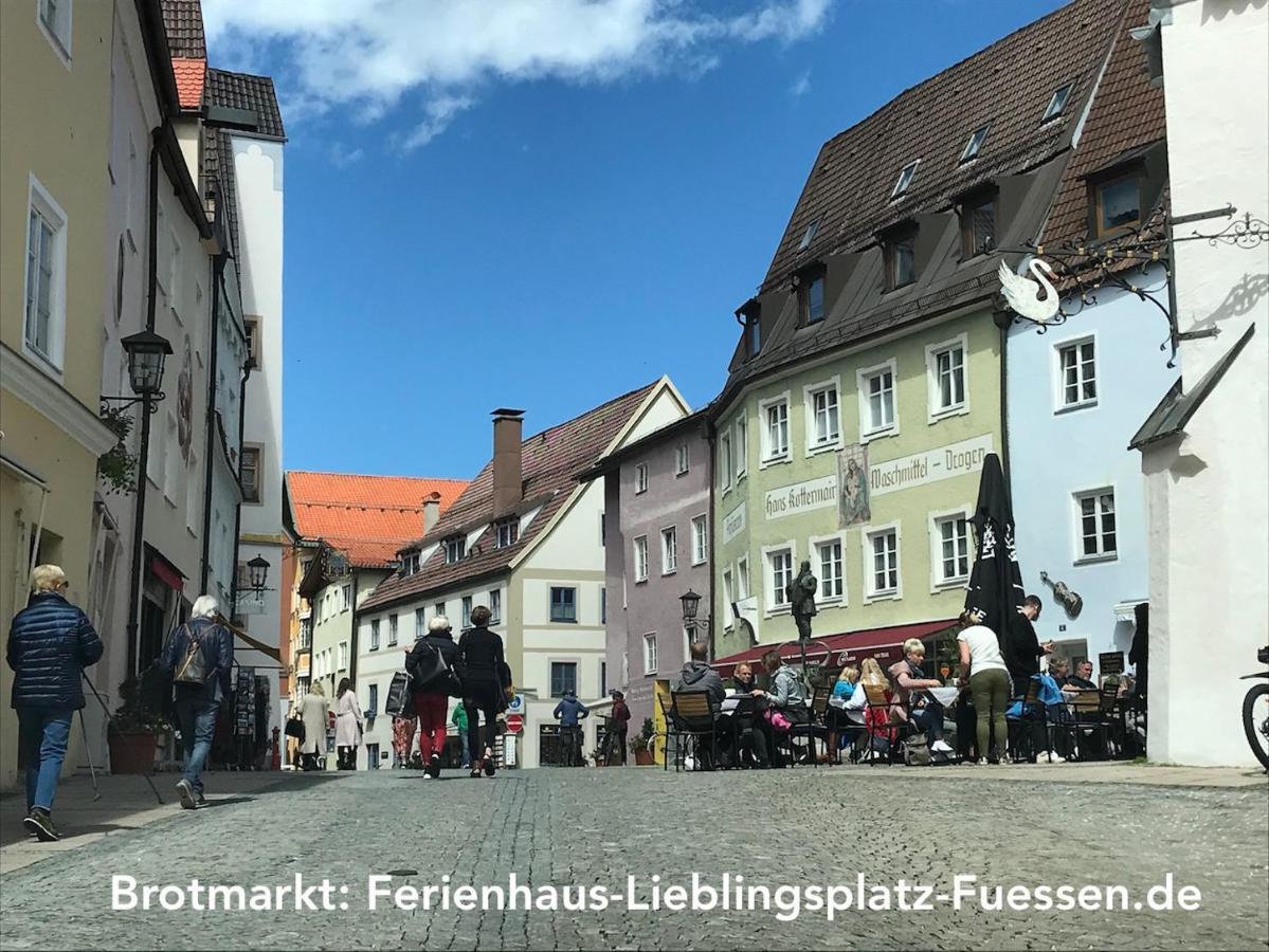 Villa Ferienhaus Lieblingsplatz-Füssen - stilvoll urlauben&wohnen Exterior foto