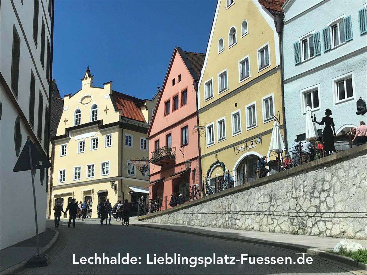 Villa Ferienhaus Lieblingsplatz-Füssen - stilvoll urlauben&wohnen Exterior foto