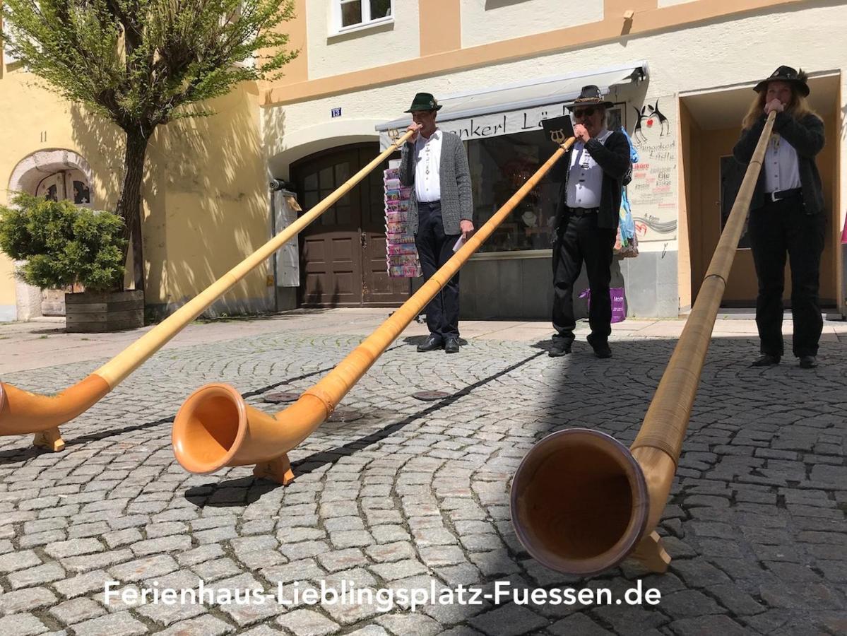 Villa Ferienhaus Lieblingsplatz-Füssen - stilvoll urlauben&wohnen Exterior foto