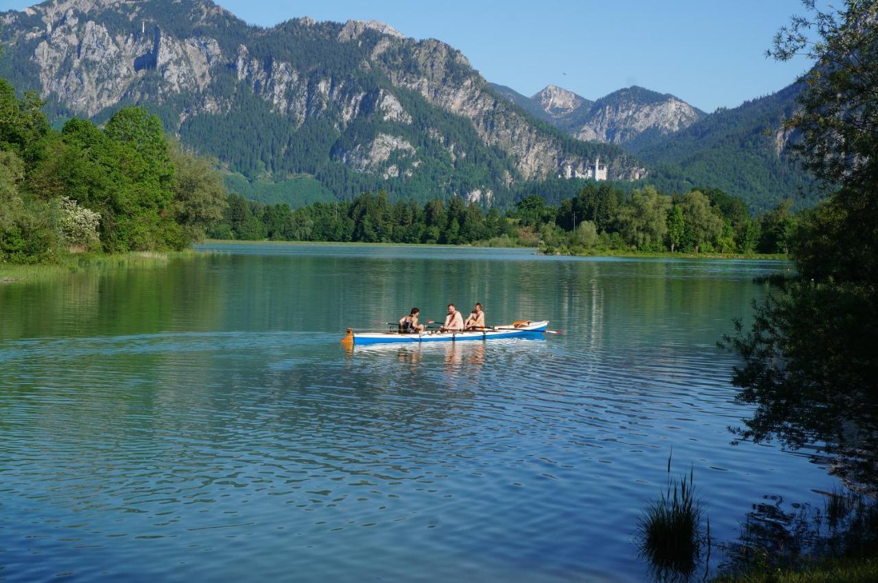 Villa Ferienhaus Lieblingsplatz-Füssen - stilvoll urlauben&wohnen Exterior foto