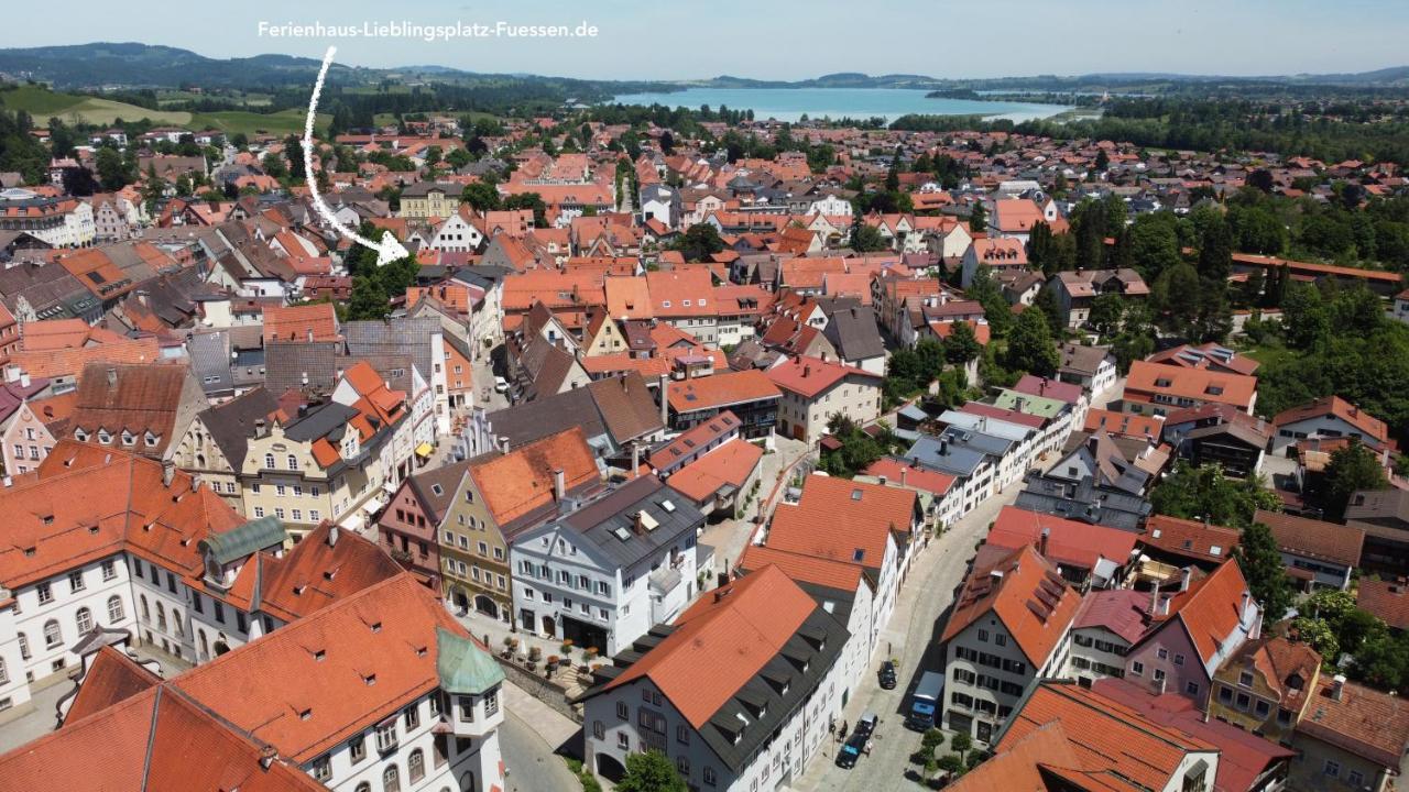 Villa Ferienhaus Lieblingsplatz-Füssen - stilvoll urlauben&wohnen Exterior foto